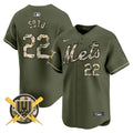 NYM Armed Forces Day Vapor Premier Limited Jersey - Stitched