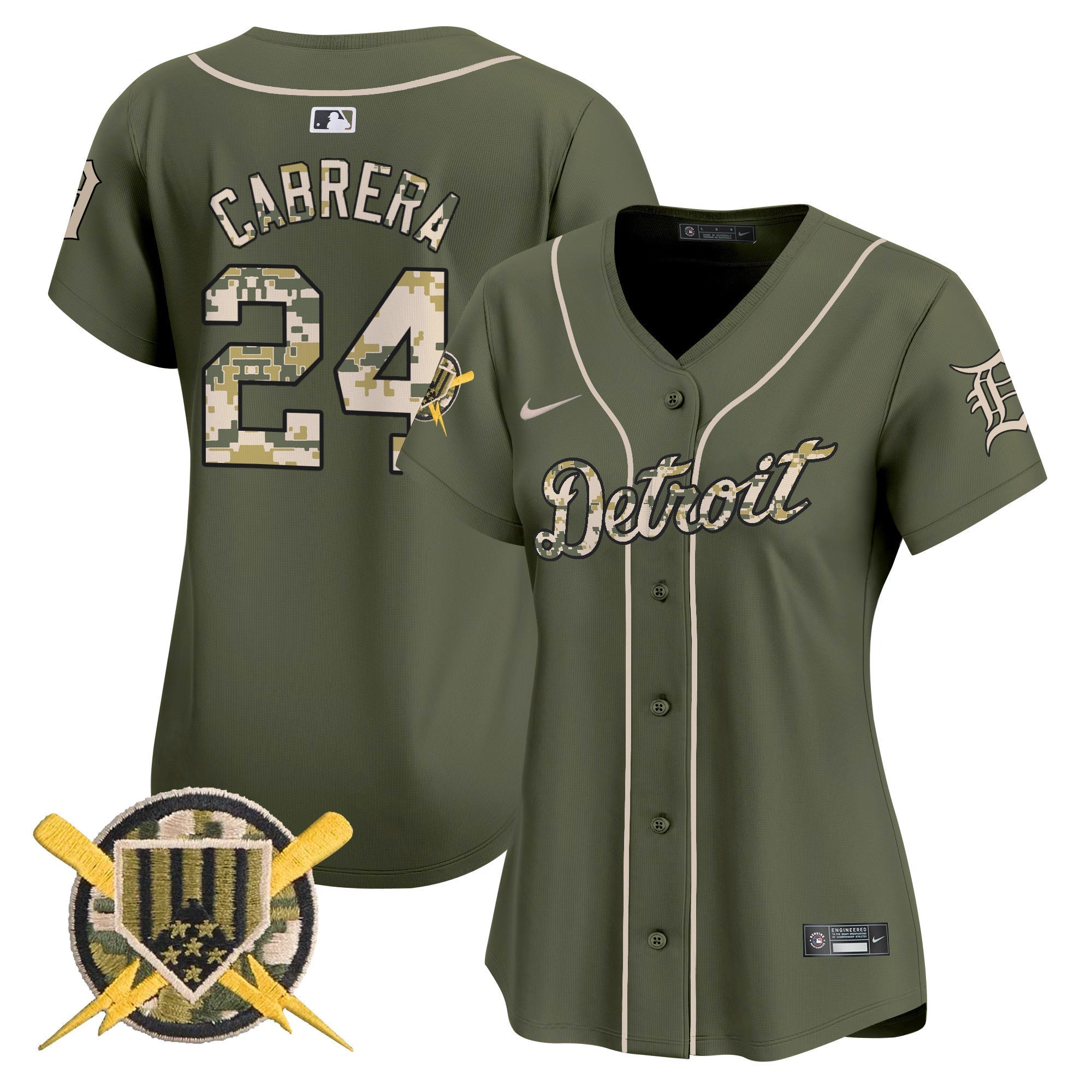 DET Armed Forces Day Vapor Premier Limited Jersey - Stitched