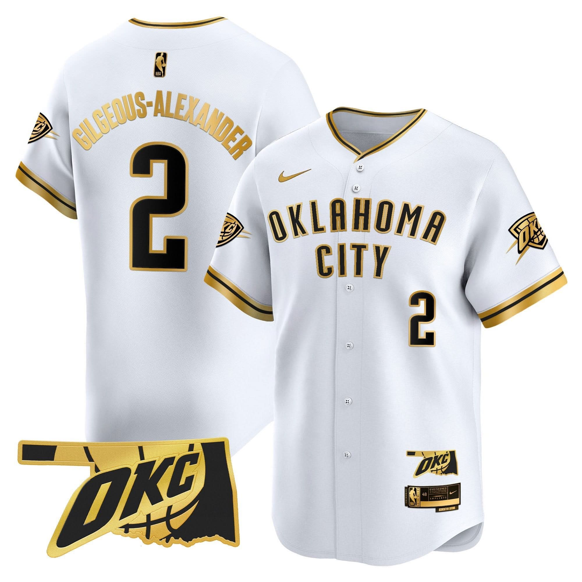 OKC Vapor Baseball Jersey - Stitched