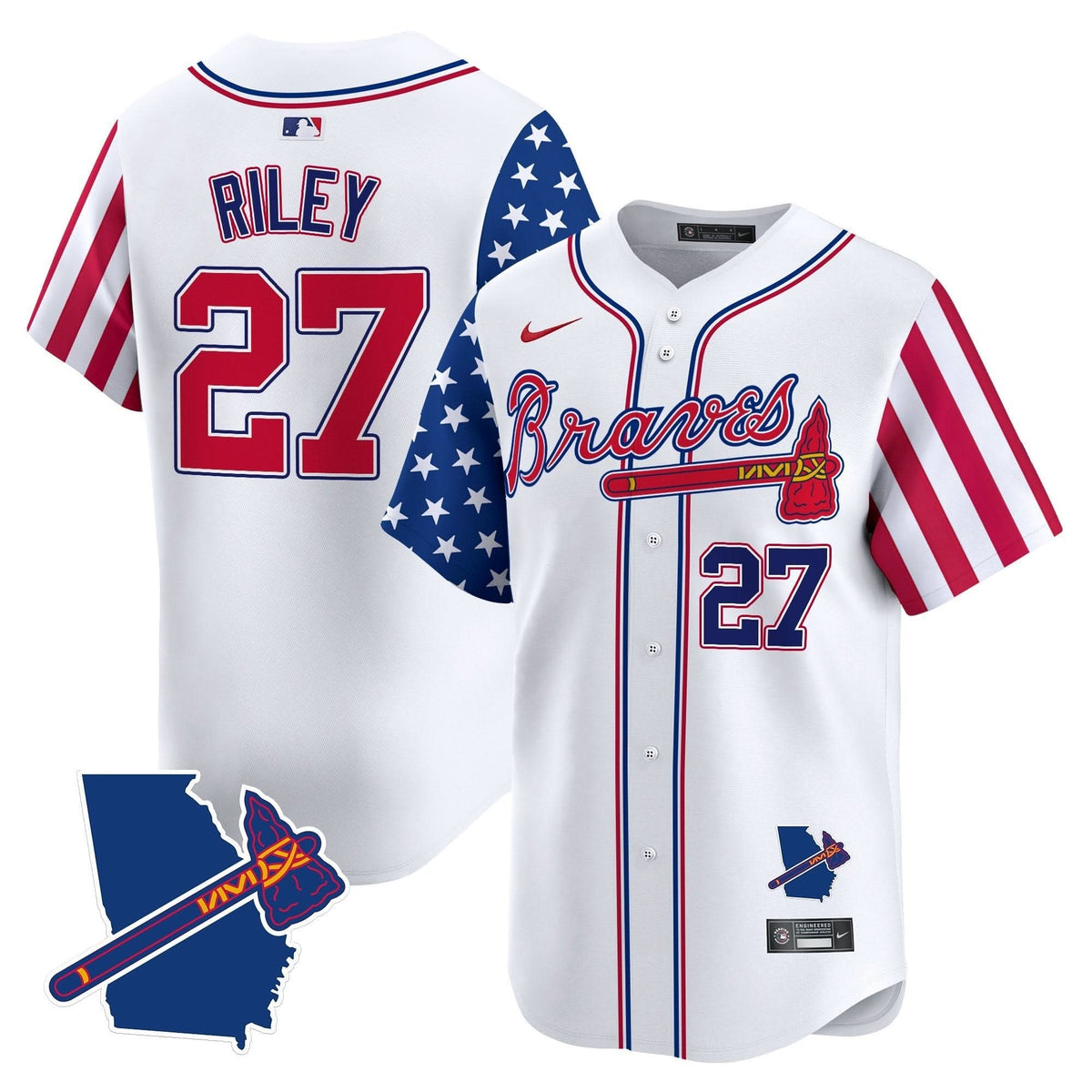 AB 2025 Independence Day Vapor Premier Limited Jersey N1 - Stitched