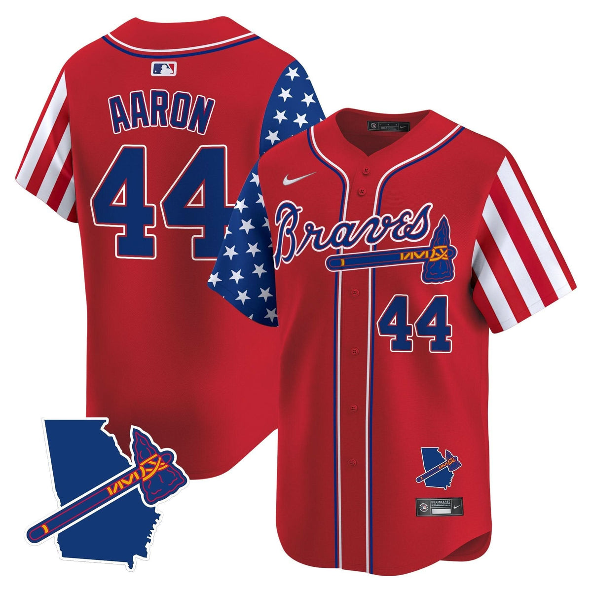 AB 2025 Independence Day Vapor Premier Limited Jersey N1 - Stitched