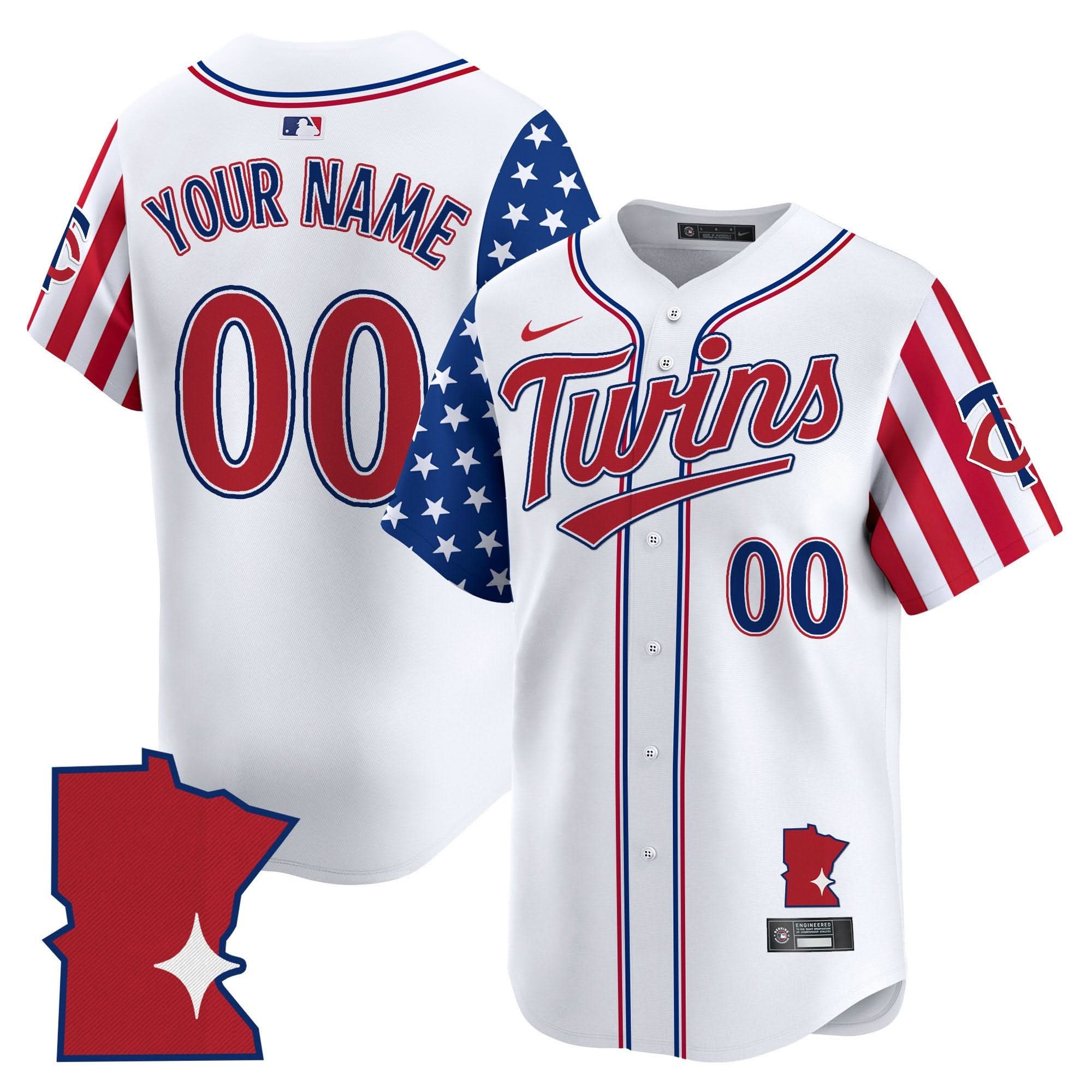 MT 2025 Independence Day Vapor Premier Limited Custom Jersey - Stitched