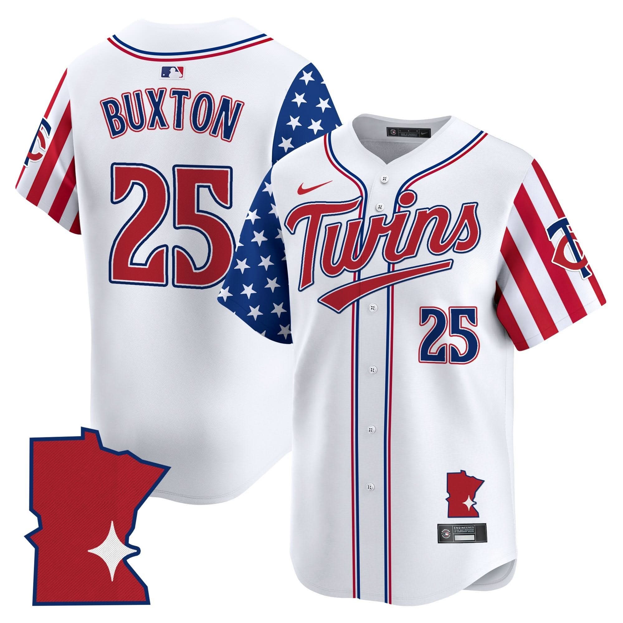 MT 2025 Independence Day Vapor Premier Limited Jersey - Stitched