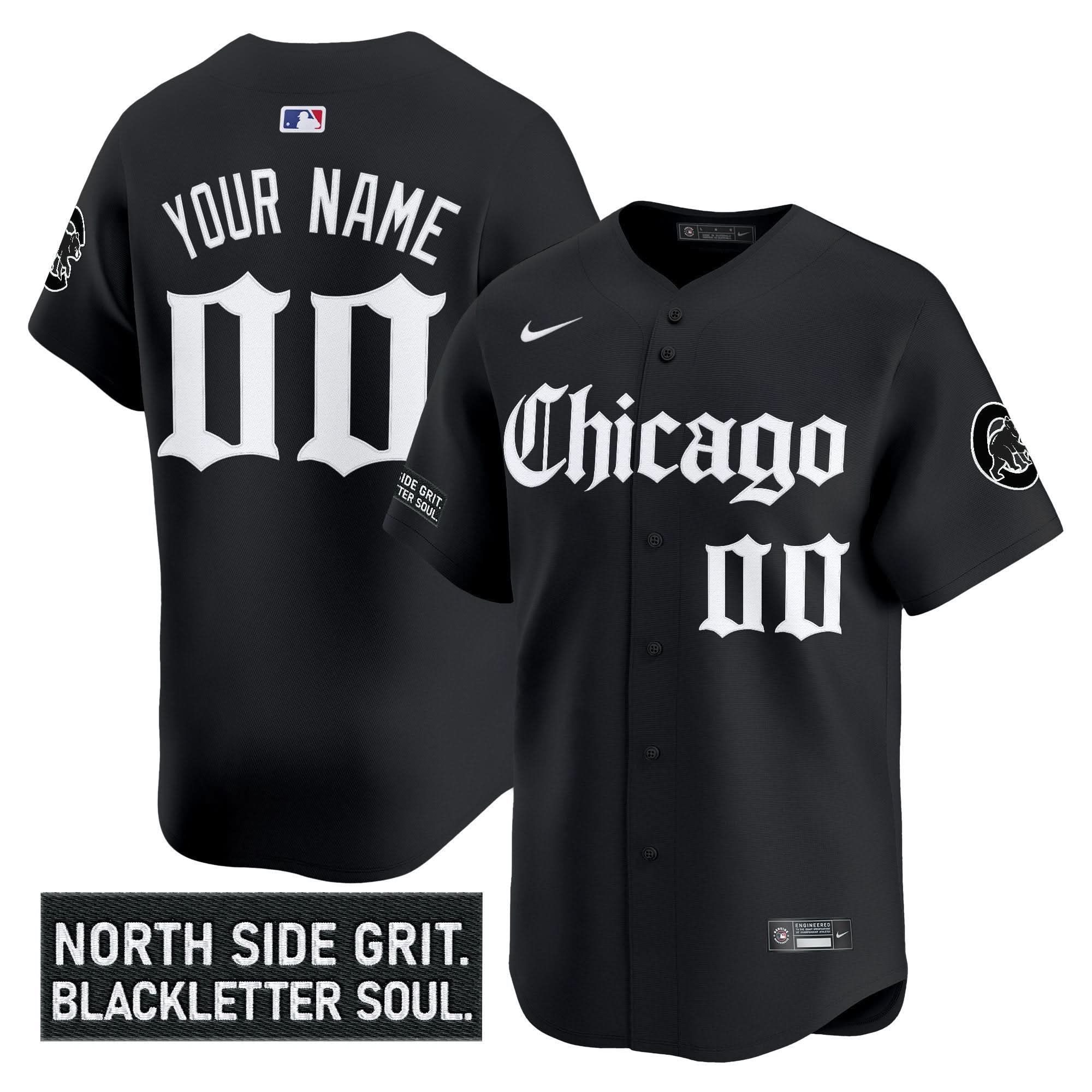 CC 'Gothic North Side Edition' Vapor Premier Limited Custom Jersey V2 - Stitched