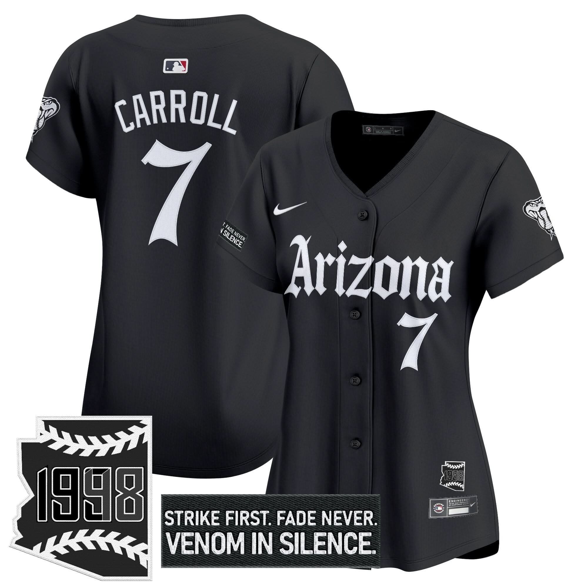 Women's AD 'Gothic Desert Fang Edition' Vapor Premier Limited Jersey - Stitched