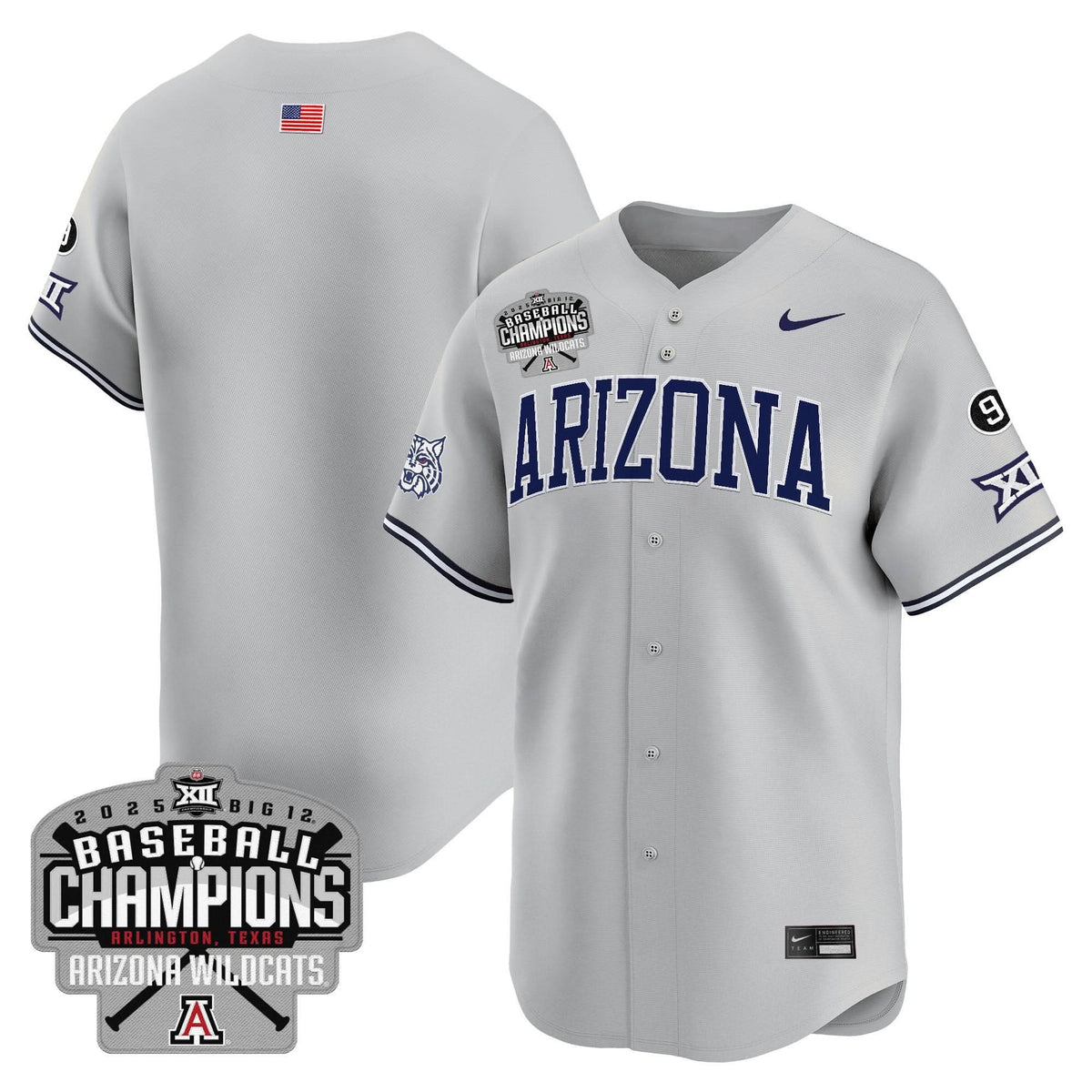 ARIZ 2025 Big 12 Champions Vapor Premier Limited Jersey