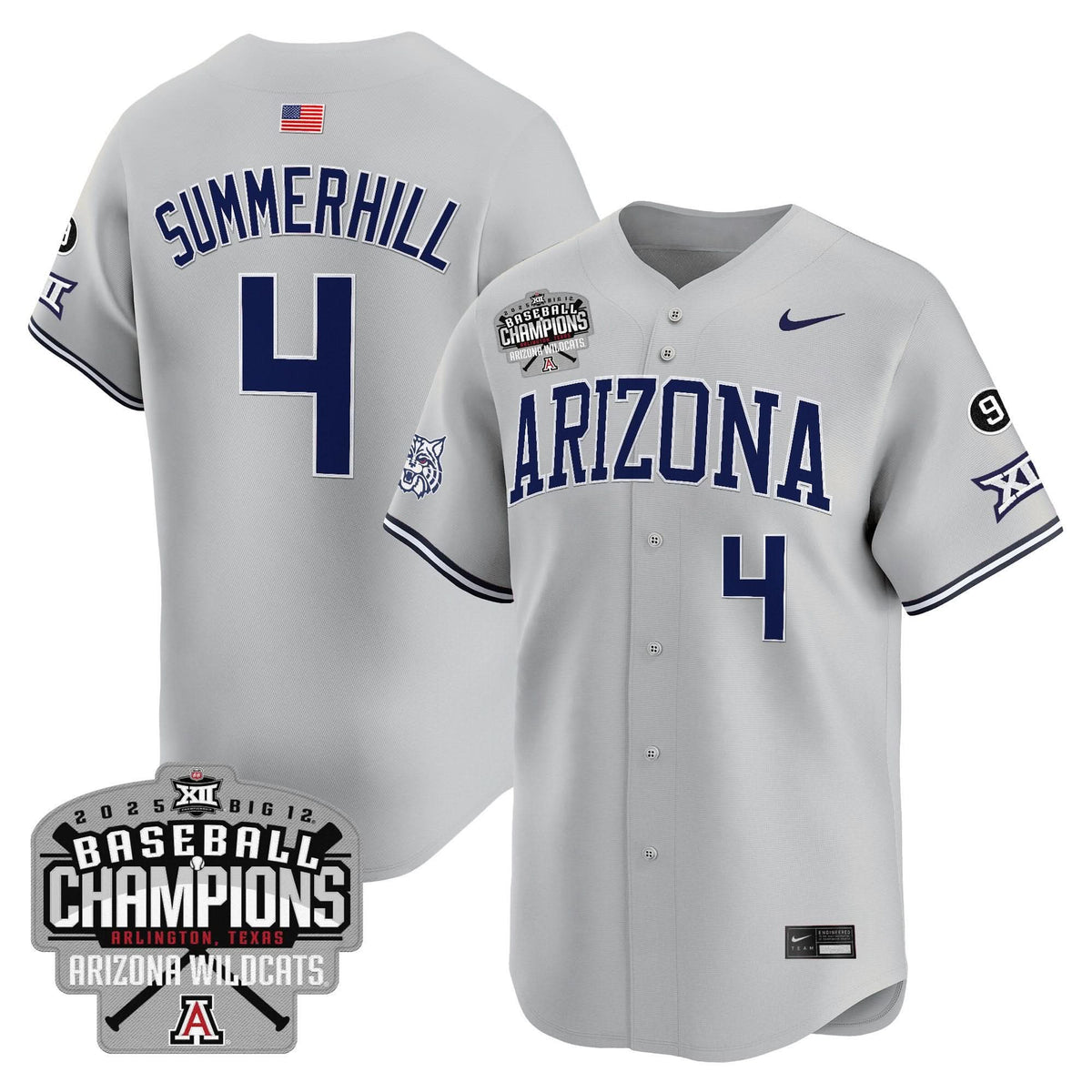 ARIZ 2025 Big 12 Champions Vapor Premier Limited Jersey