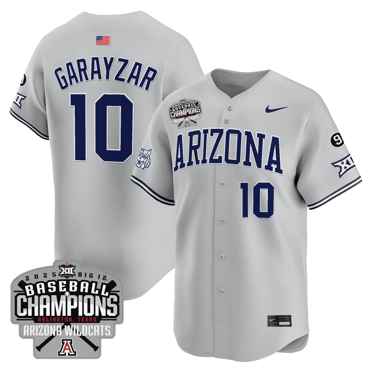 ARIZ 2025 Big 12 Champions Vapor Premier Limited Jersey
