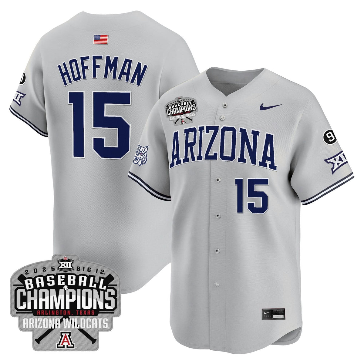 ARIZ 2025 Big 12 Champions Vapor Premier Limited Jersey