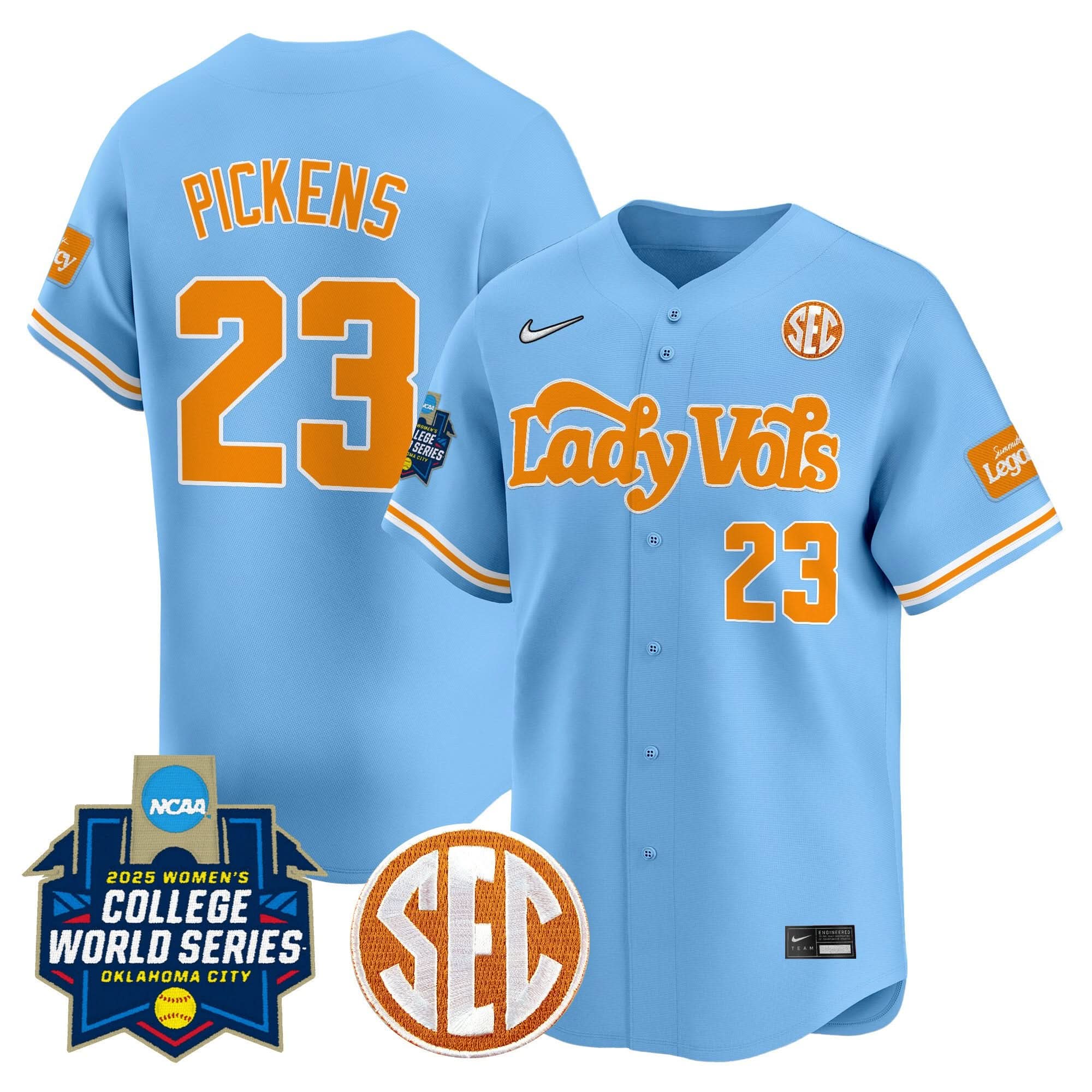 TV Softball 2025 World Series (WCWS) Vapor Premier Limited Jersey - Stitched