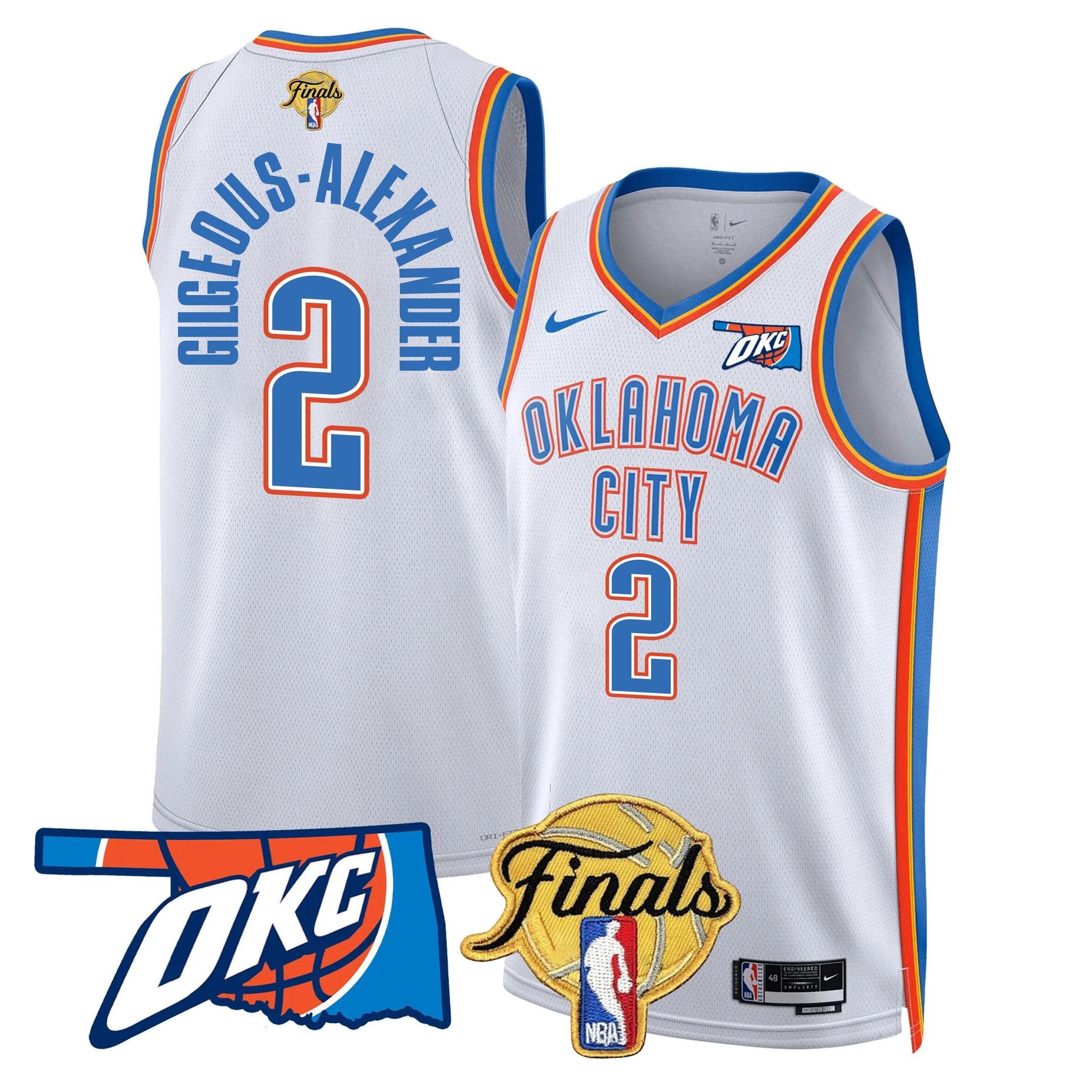OKC Jersey - Final Patch - Stitched