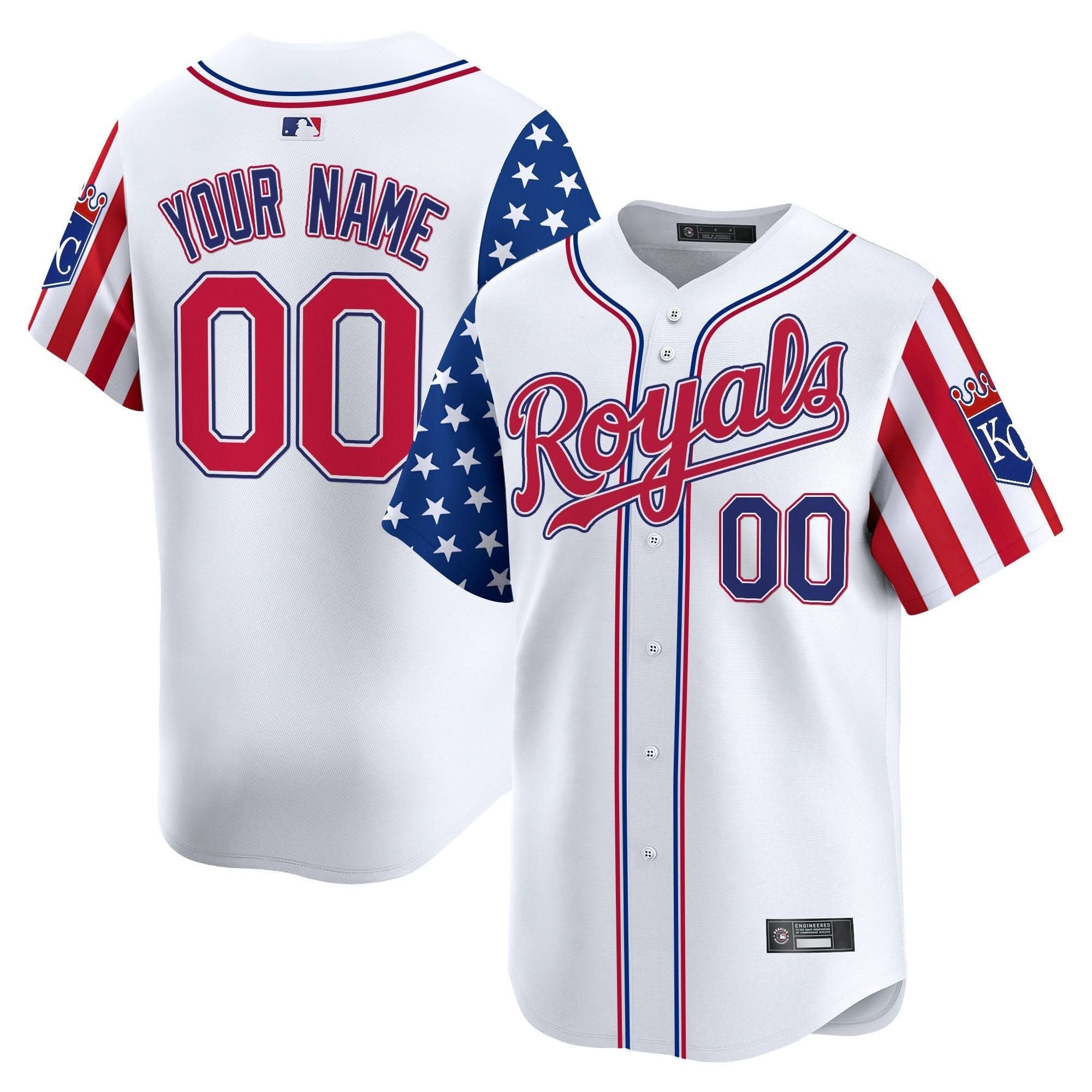 KCR 2025 Independence Day Vapor Premier Limited Custom Jersey - Stitched