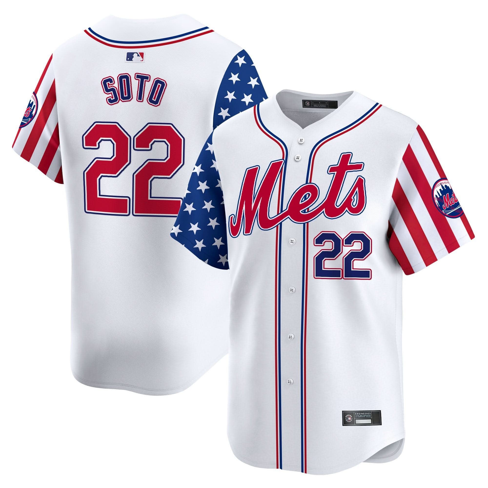 NYM 2025 Independence Day Vapor Premier Limited Jersey - Stitched