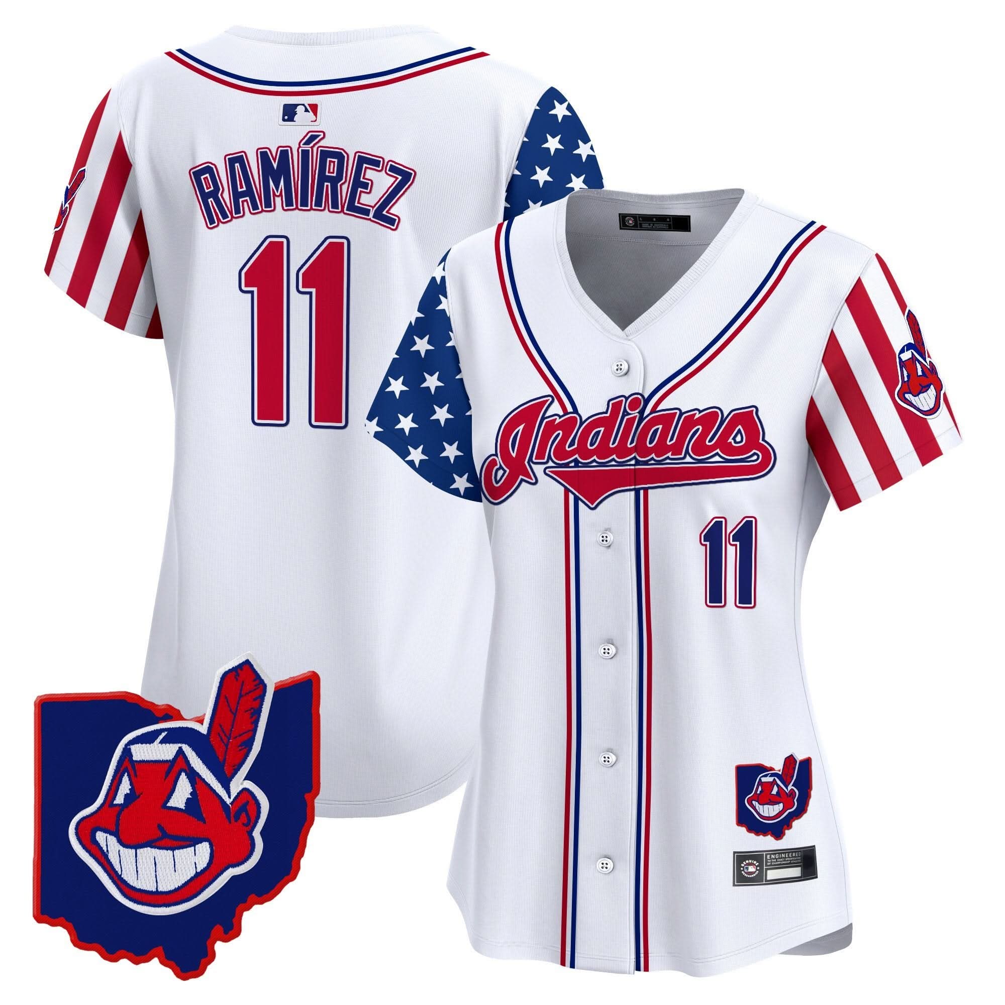 Women's CI 2025 Independence Day Vapor Premier Limited Jersey - Stitched