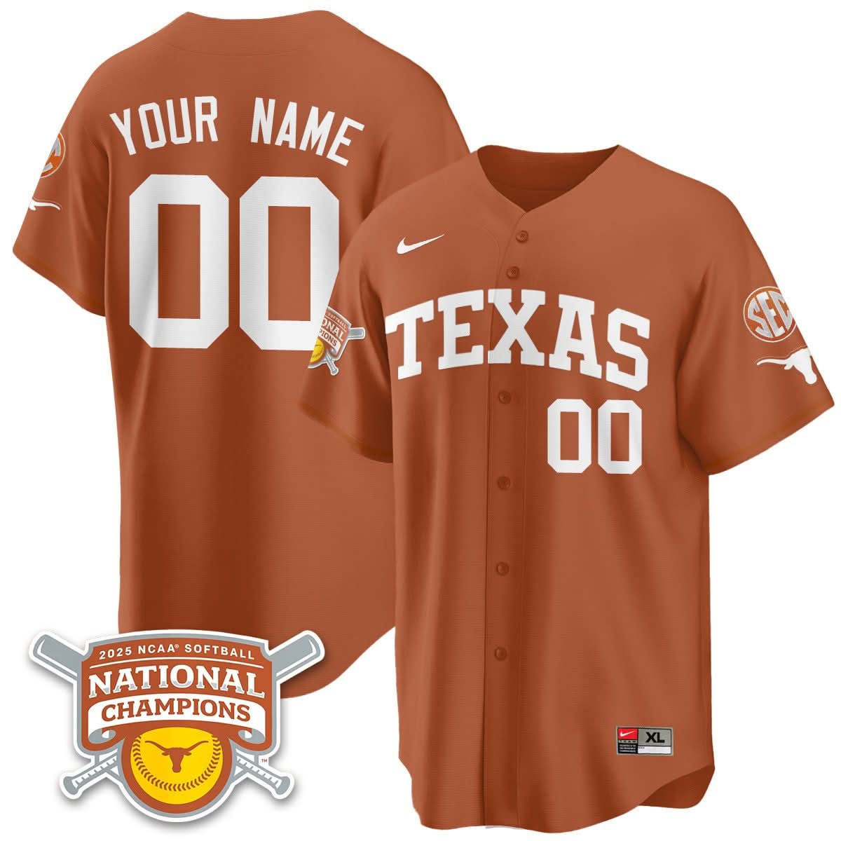 TL Softball 2025 World Series Champions Limited Jersey - Stitched