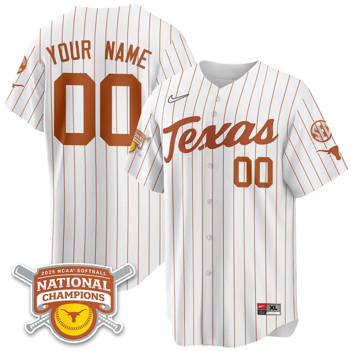 TL Softball 2025 World Series Champions Limited Jersey - Stitched