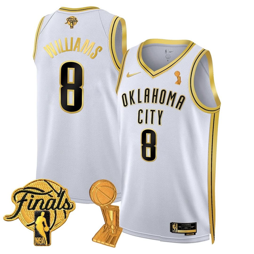OKC Thunder 24/25 Jersey - Trophy + Final Patch -  Stitched