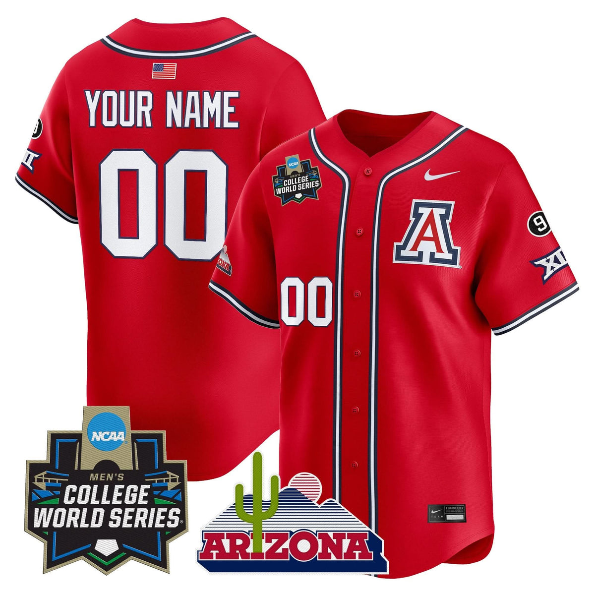 ARIZ 2025 World Series Vapor Premier Limited Custom Jersey - Stitched