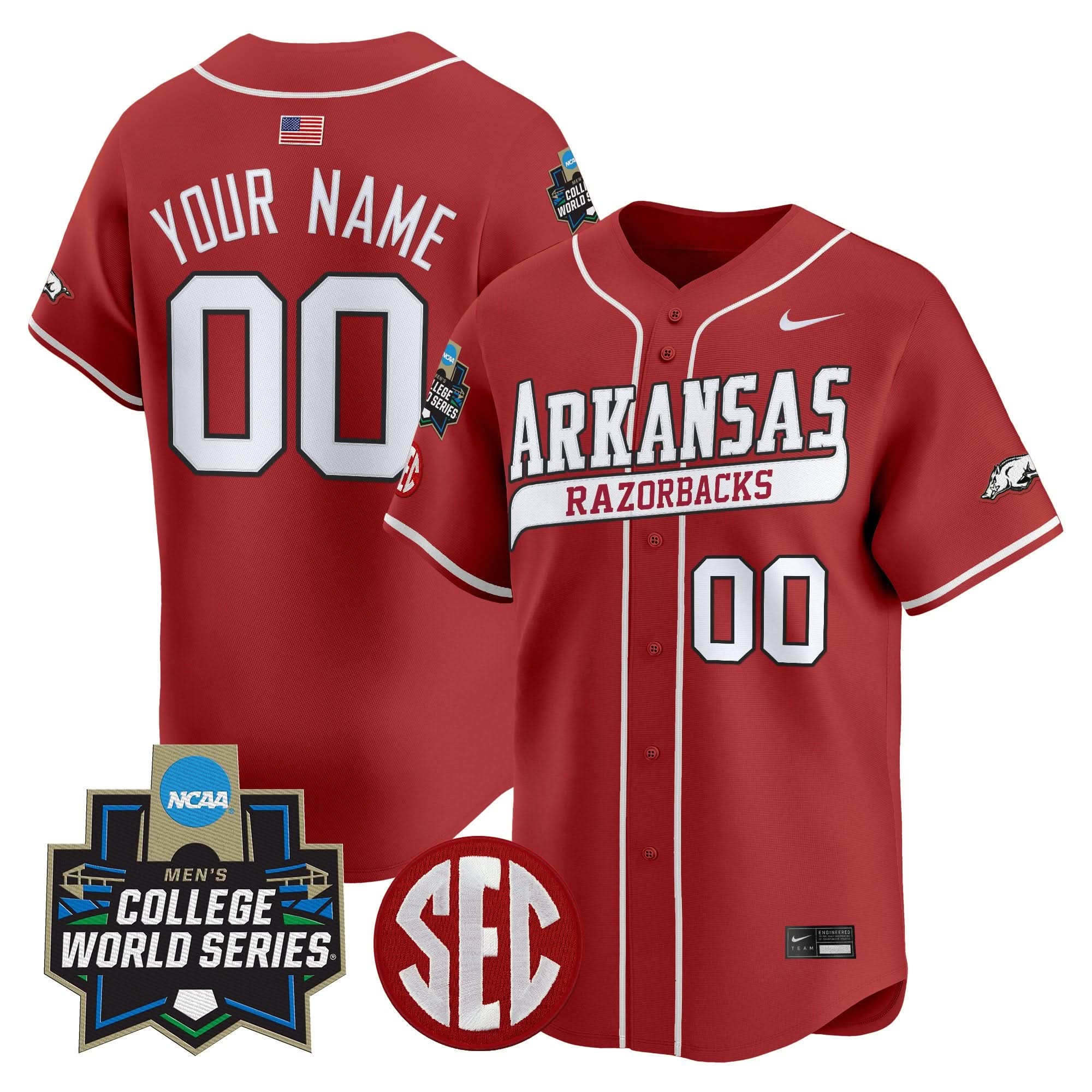 AR 2025 World Series Vapor Premier Limited Custom Jersey - Stitched