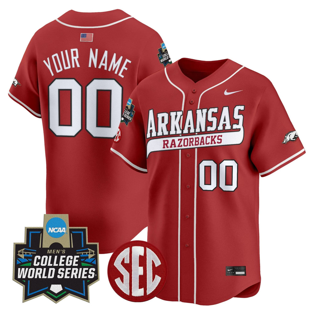 AR 2025 World Series Vapor Premier Limited Custom Jersey - Stitched