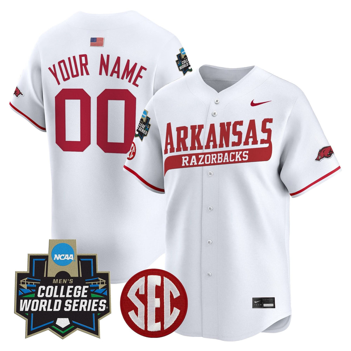 AR 2025 World Series Vapor Premier Limited Custom Jersey - Stitched