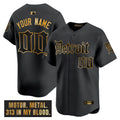 DT 'Motor Gothic Edition' Gold Vapor Premier Limited Custom Jersey - Stitched