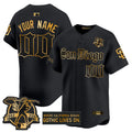 SDP 'Gothic Edition' Gold Vapor Premier Limited Custom Jersey - Stitched