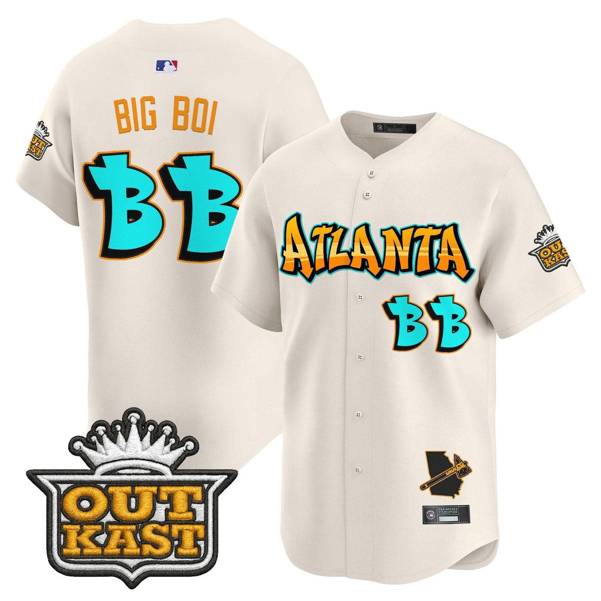 AB 'Graffiti A-Town Edition' Vapor Premier Limited Jersey - Stitched