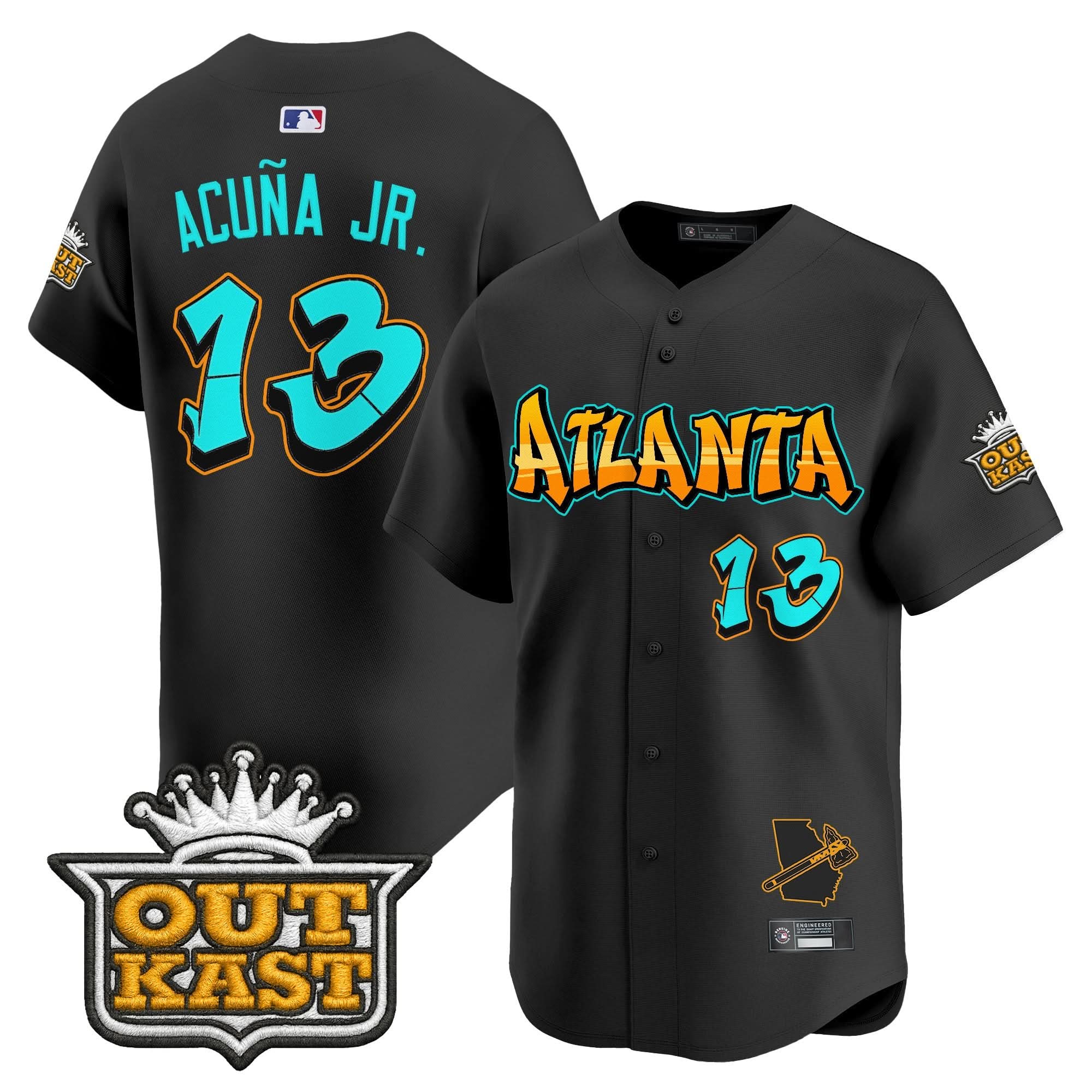 AB 'Graffiti A-Town Edition' Vapor Premier Limited Jersey - Stitched