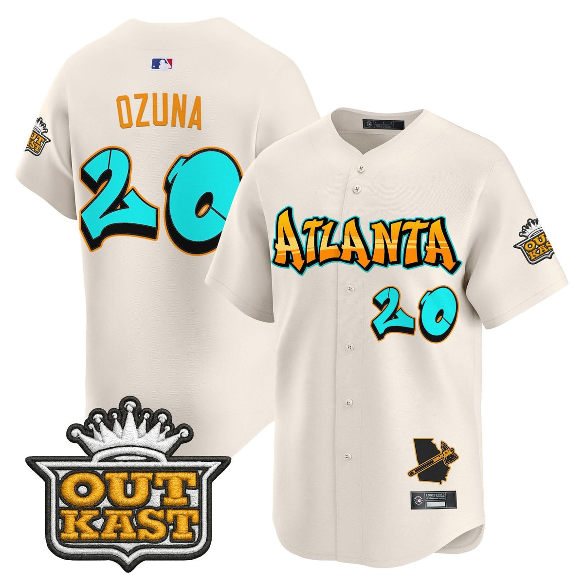 AB 'Graffiti A-Town Edition' Vapor Premier Limited Jersey - Stitched