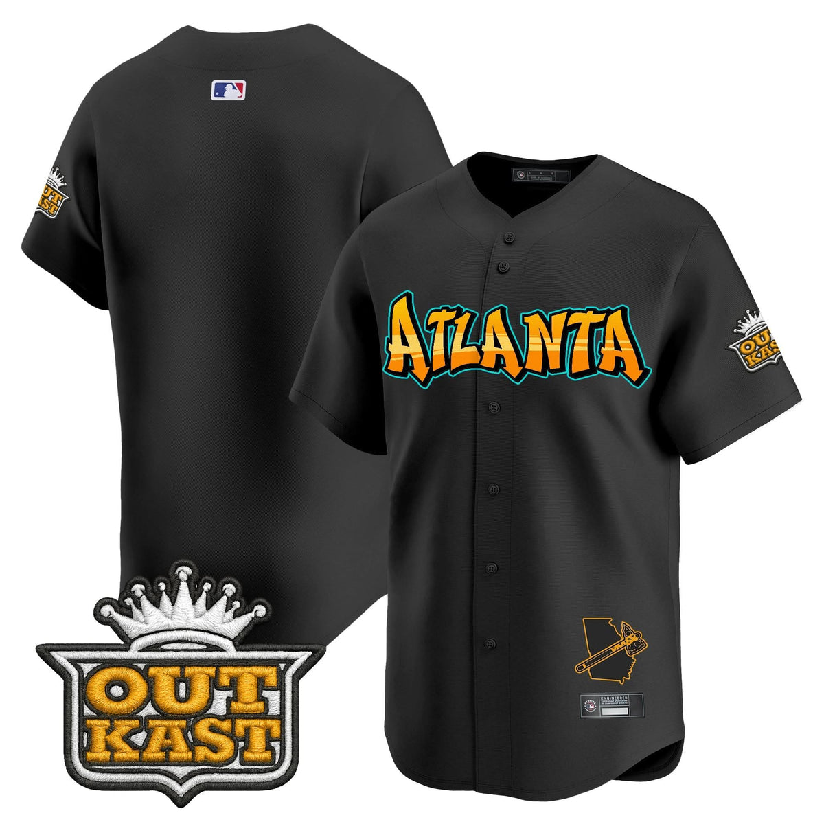 AB 'Graffiti A-Town Edition' Vapor Premier Limited Jersey - Stitched