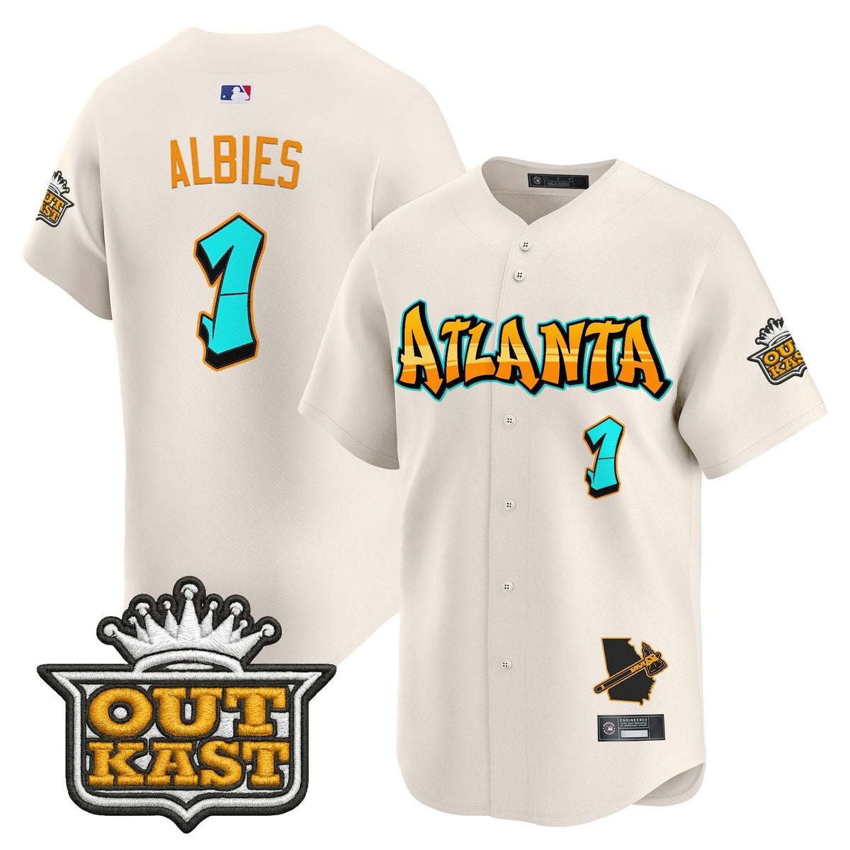 AB 'Graffiti A-Town Edition' Vapor Premier Limited Jersey - Stitched