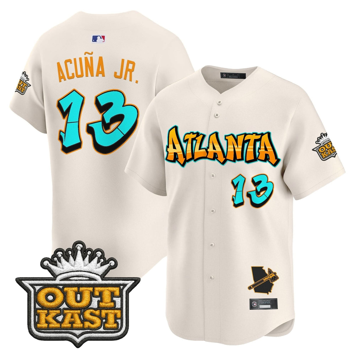 AB 'Graffiti A-Town Edition' Vapor Premier Limited Jersey - Stitched