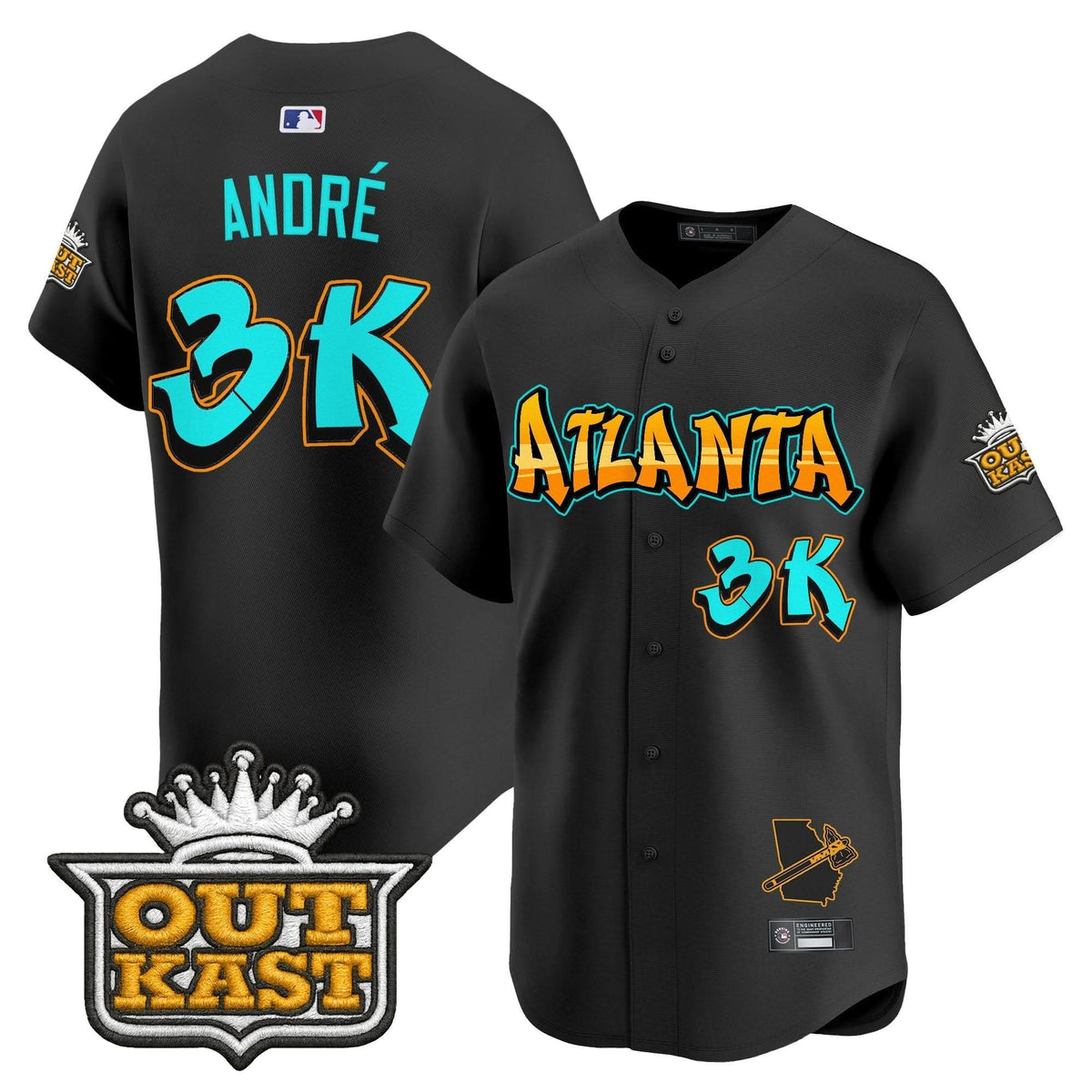 AB 'Graffiti A-Town Edition' Vapor Premier Limited Jersey - Stitched