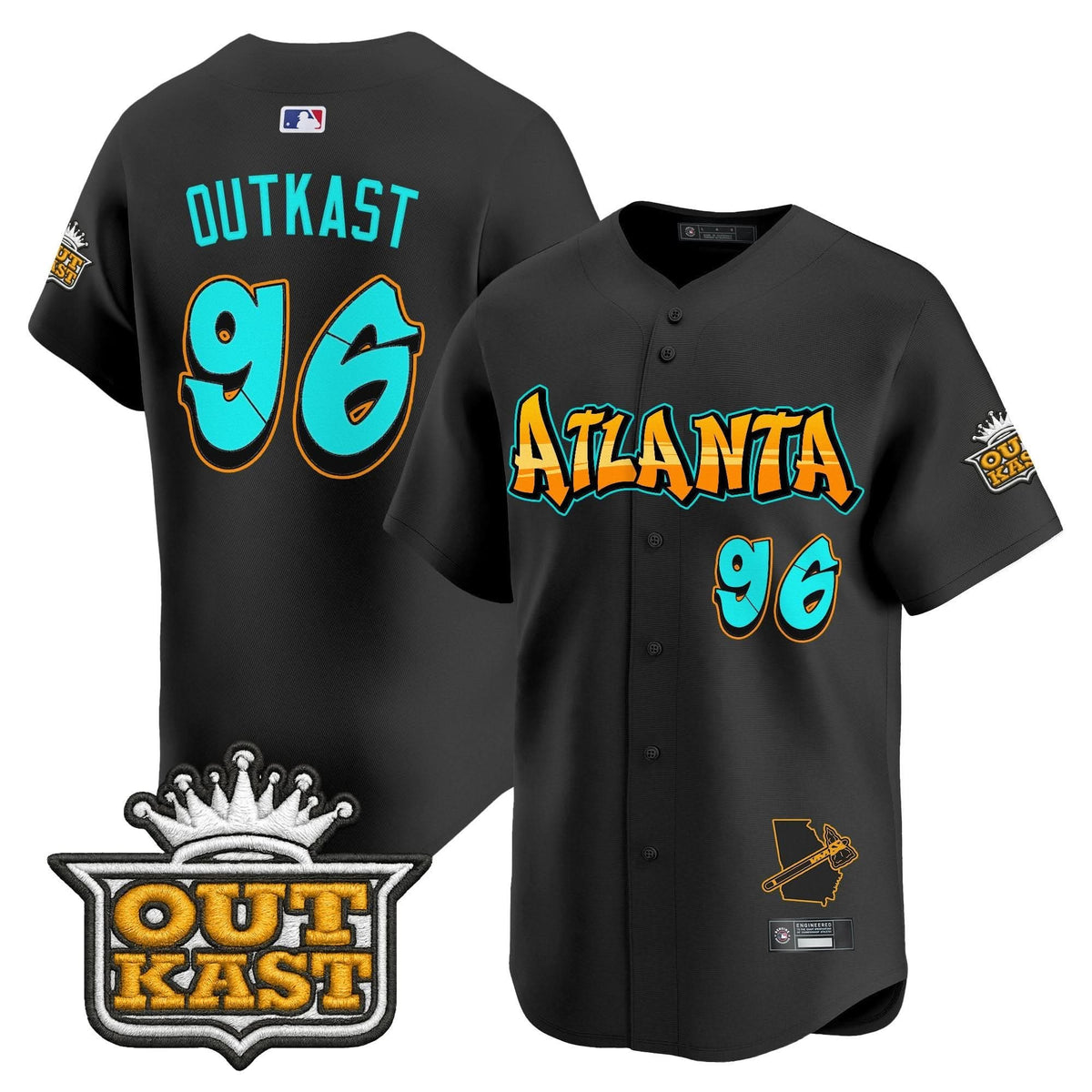 AB 'Graffiti A-Town Edition' Vapor Premier Limited Jersey - Stitched