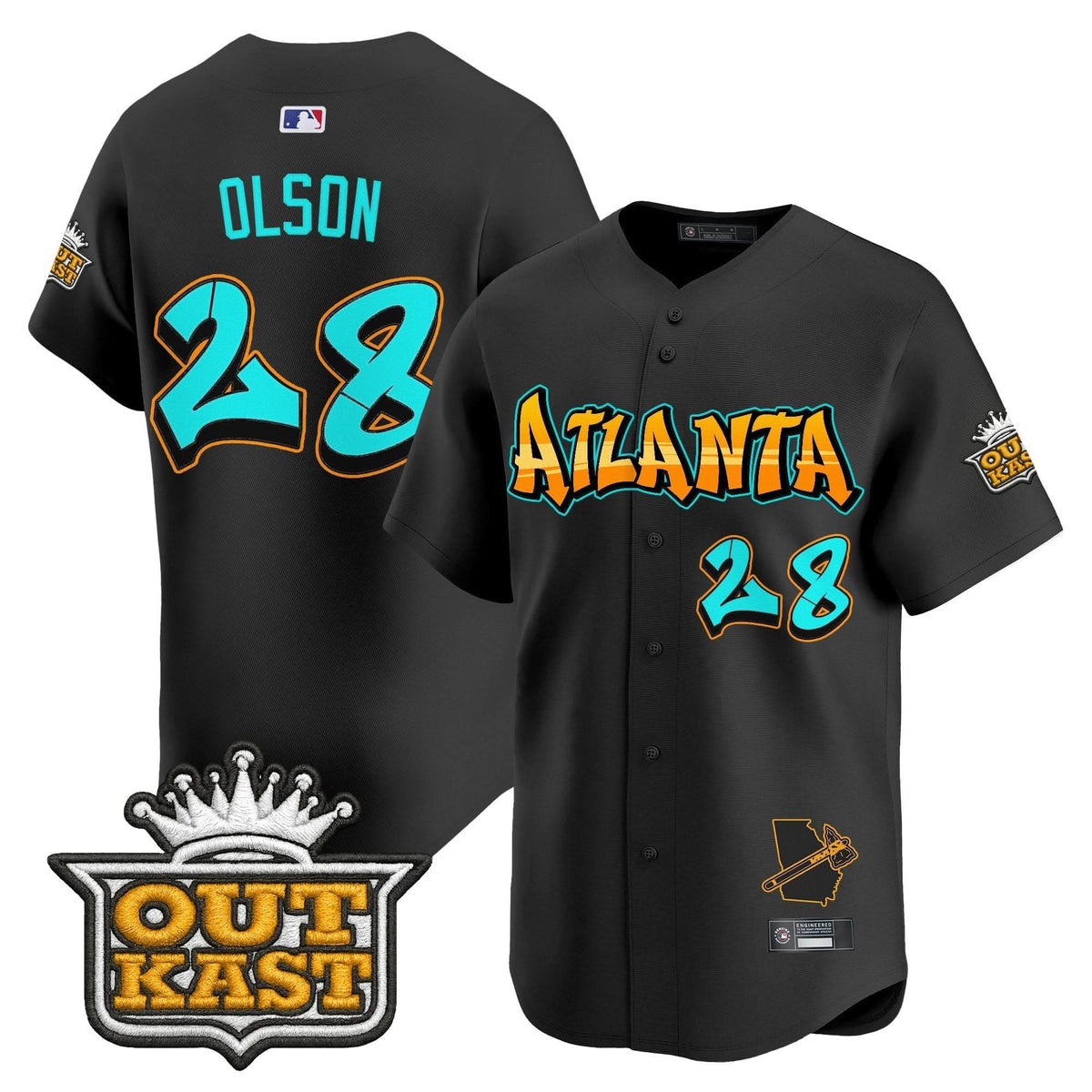 AB 'Graffiti A-Town Edition' Vapor Premier Limited Jersey - Stitched