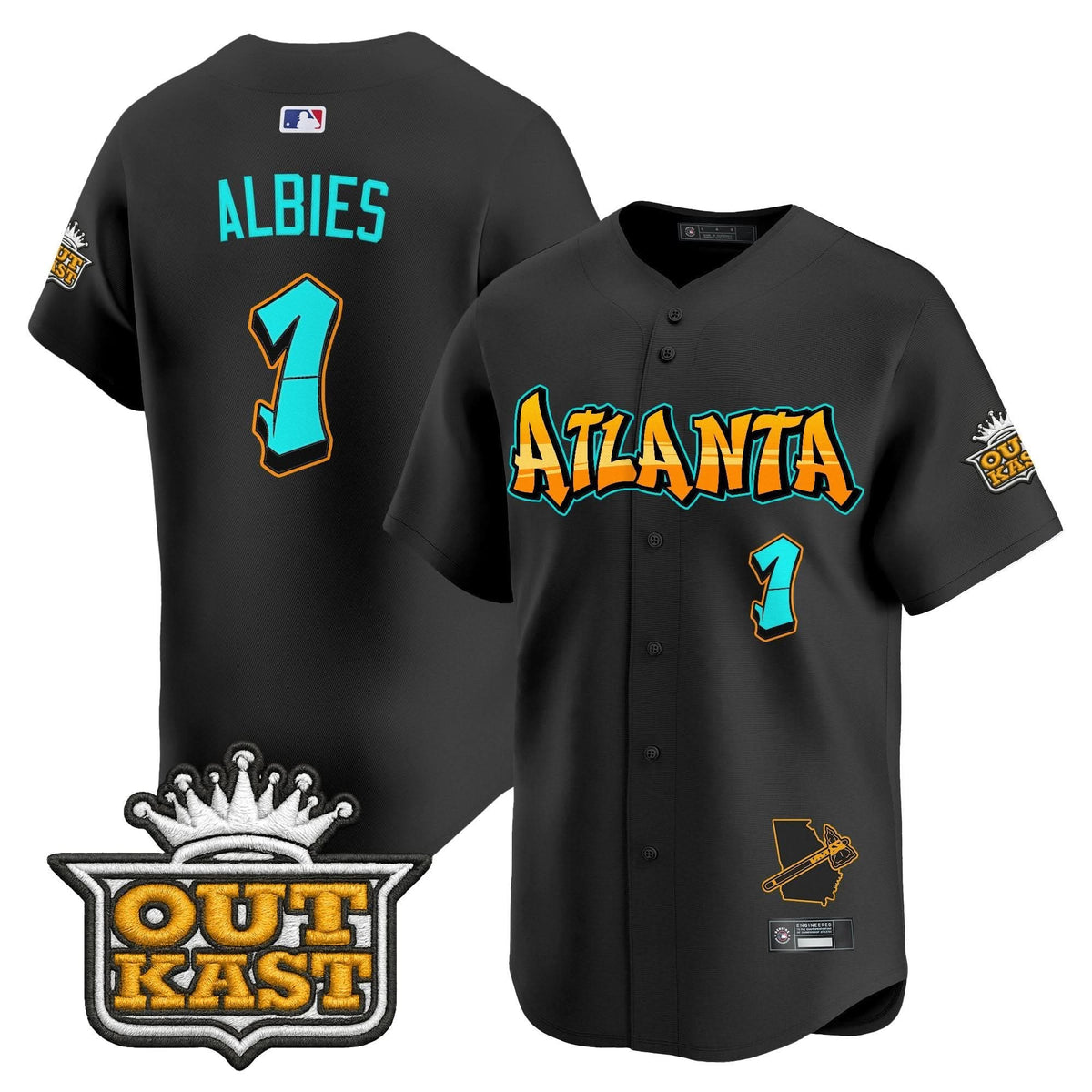 AB 'Graffiti A-Town Edition' Vapor Premier Limited Jersey - Stitched