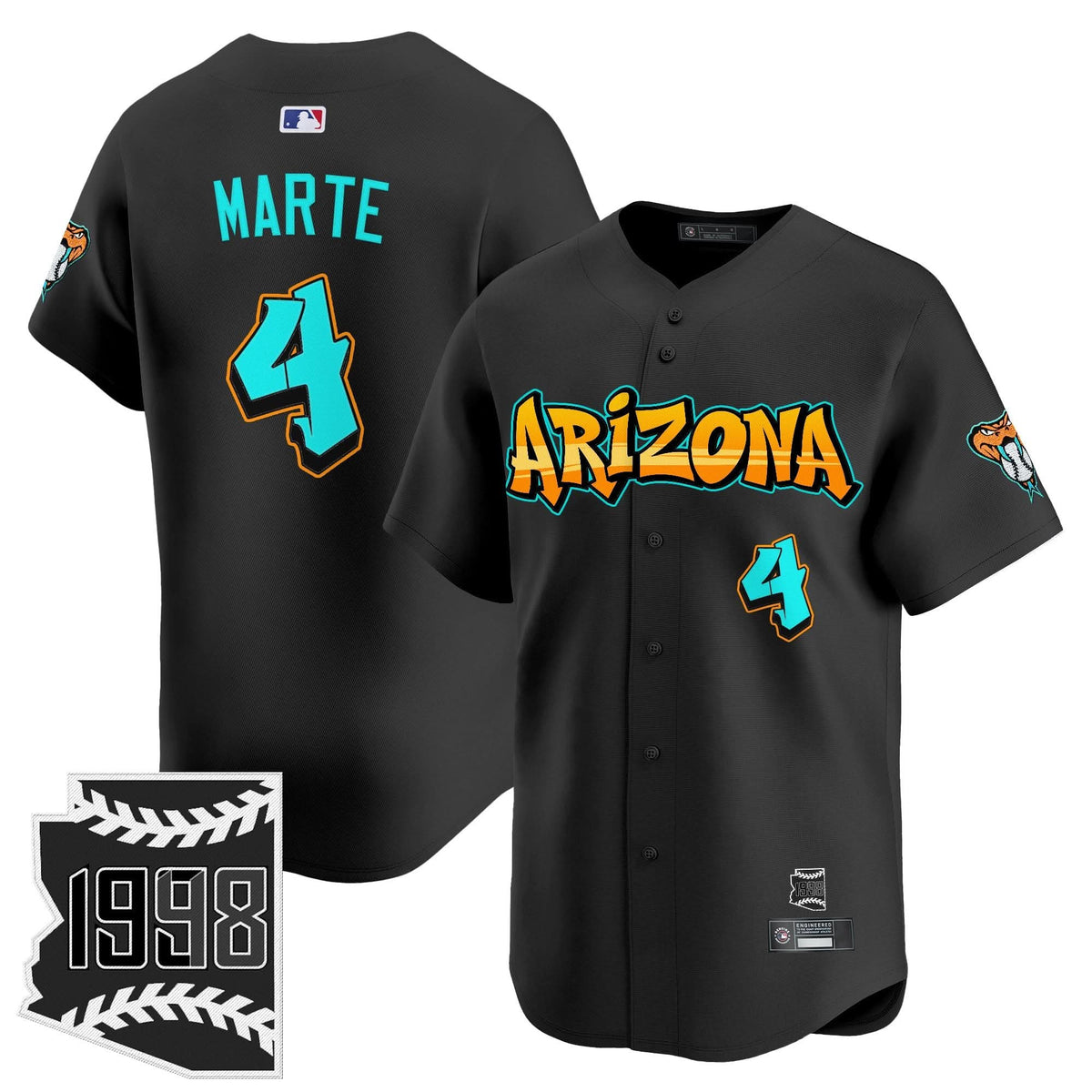 AD 'Graffiti Desert Ink Edition' Vapor Premier Limited Jersey - Stitched