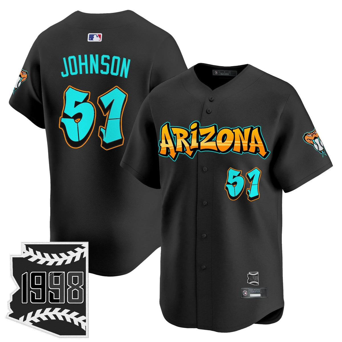 AD 'Graffiti Desert Ink Edition' Vapor Premier Limited Jersey - Stitched