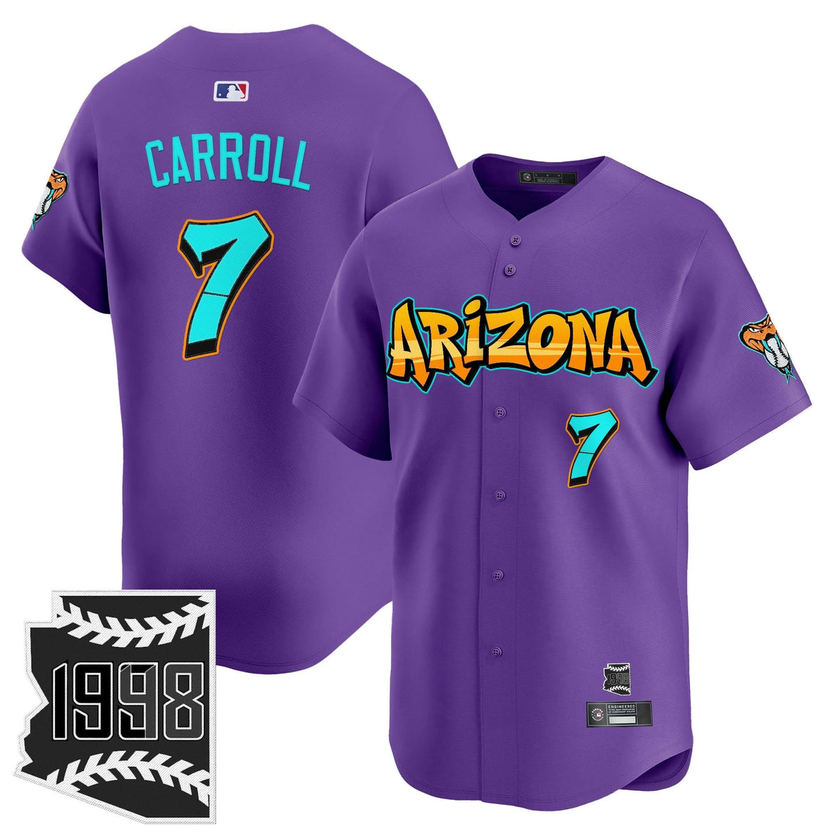 AD 'Graffiti Desert Ink Edition' Vapor Premier Limited Jersey - Stitched