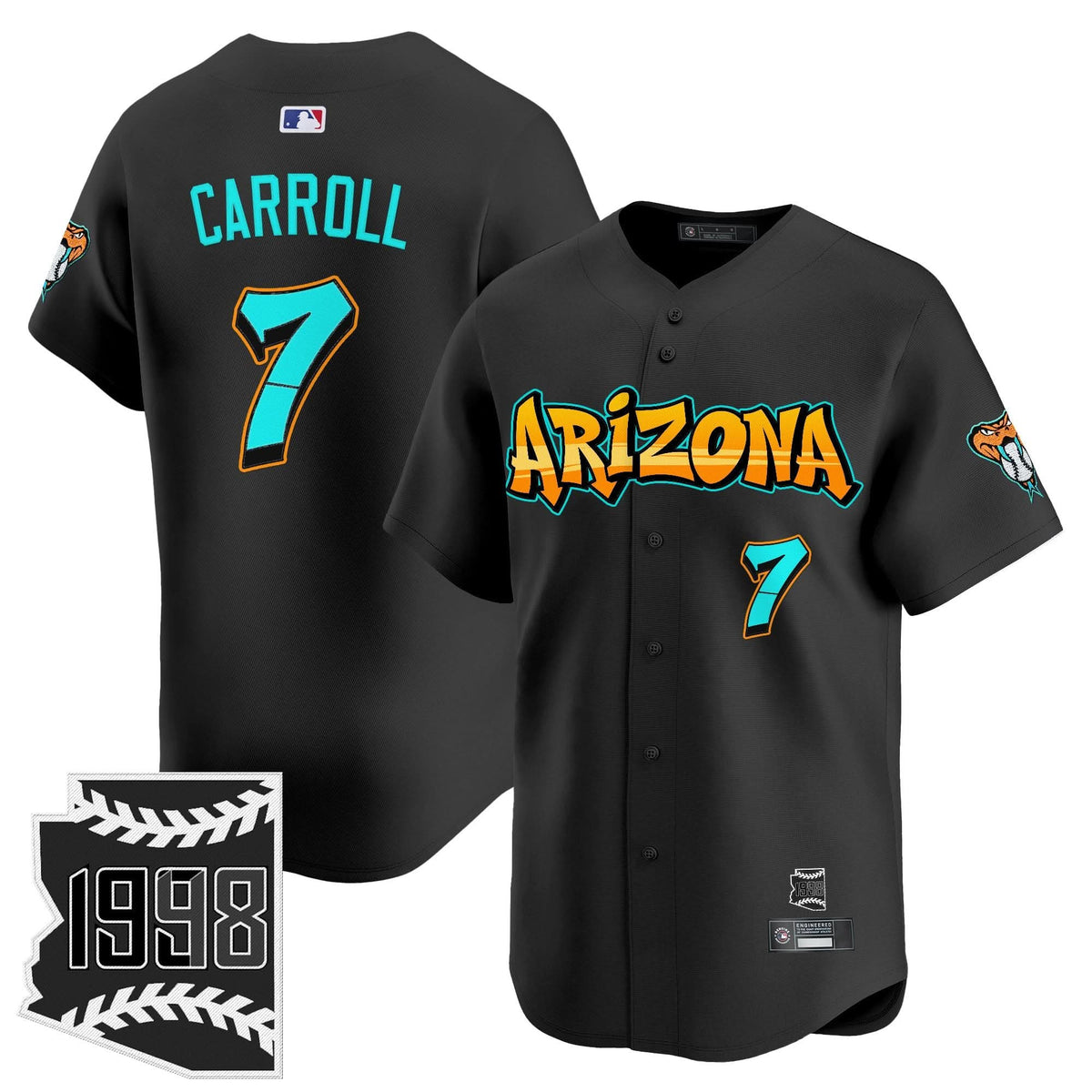 AD 'Graffiti Desert Ink Edition' Vapor Premier Limited Jersey - Stitched