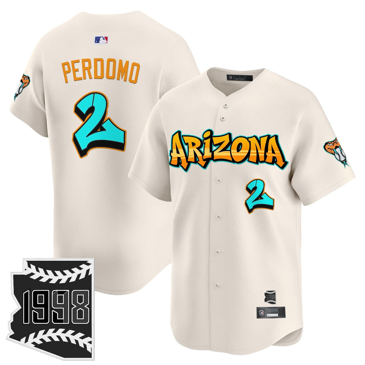 AD 'Graffiti Desert Ink Edition' Vapor Premier Limited Jersey - Stitched