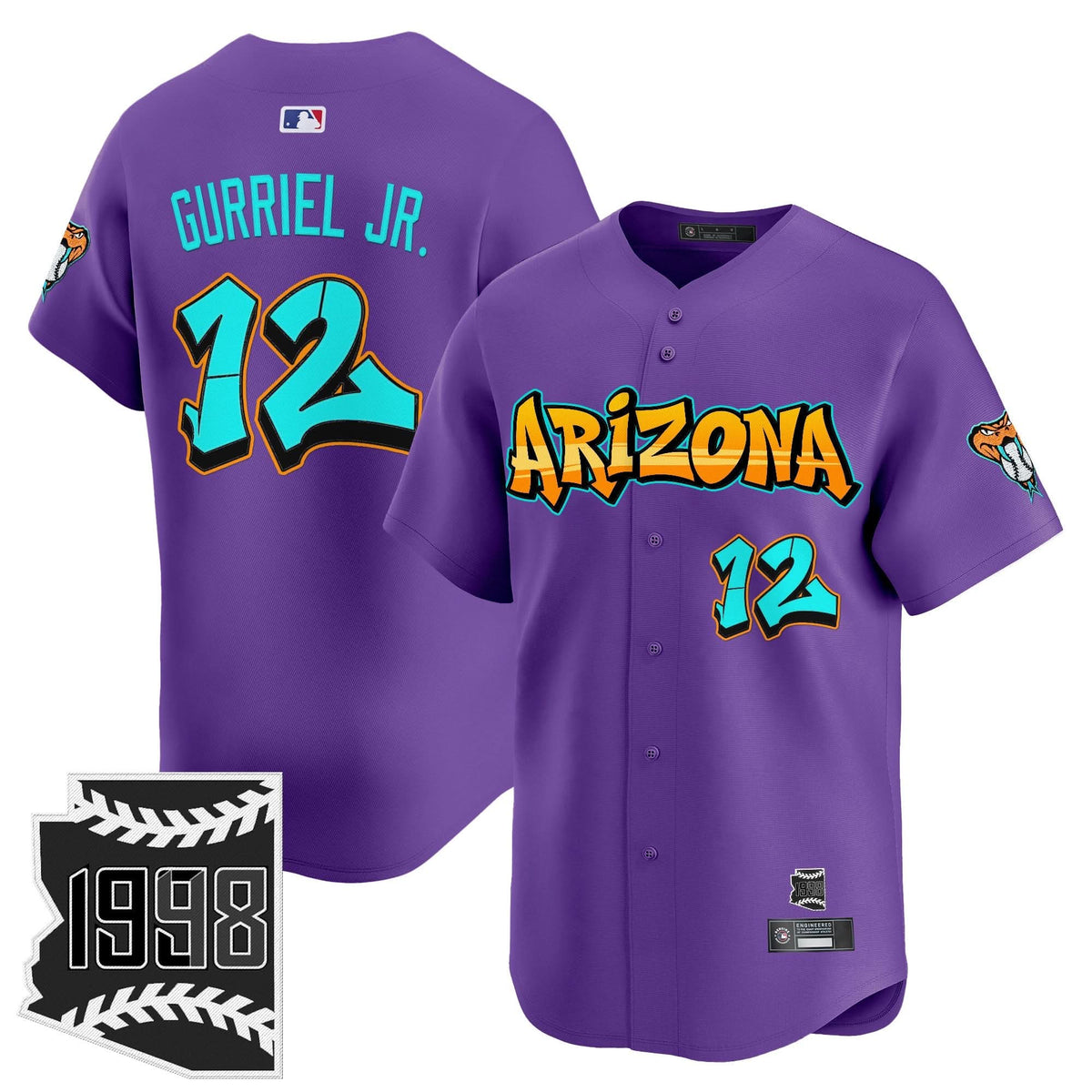 AD 'Graffiti Desert Ink Edition' Vapor Premier Limited Jersey - Stitched