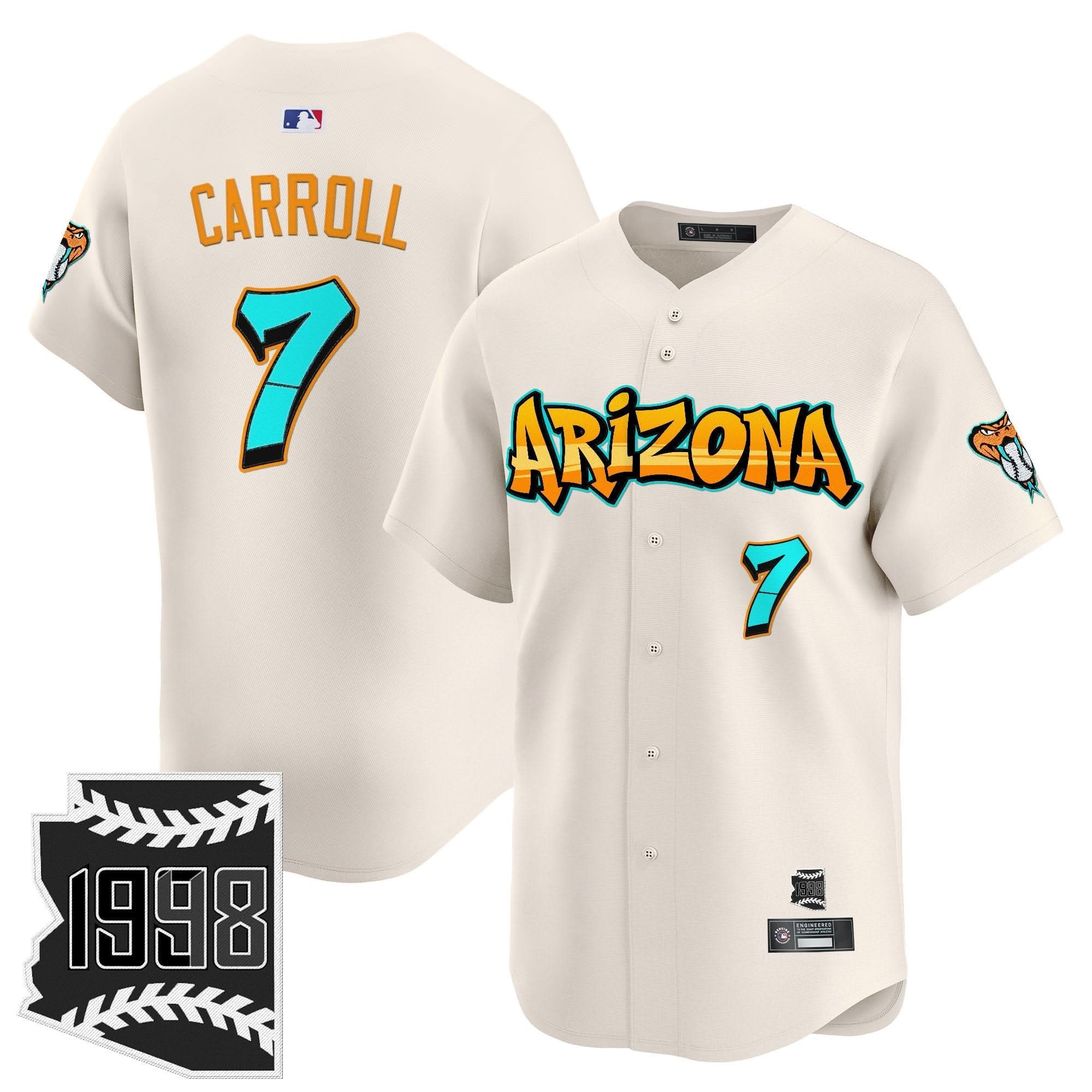 AD 'Graffiti Desert Ink Edition' Vapor Premier Limited Jersey - Stitched