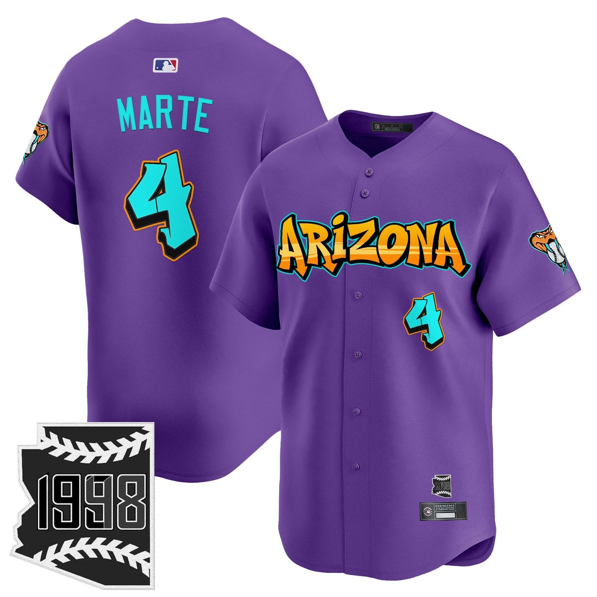 AD 'Graffiti Desert Ink Edition' Vapor Premier Limited Jersey - Stitched