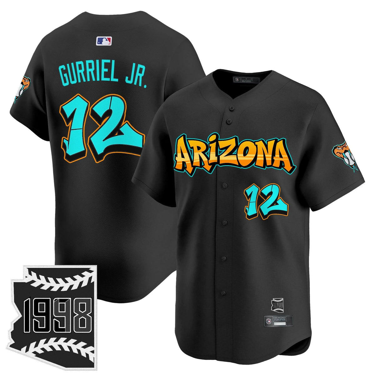 AD 'Graffiti Desert Ink Edition' Vapor Premier Limited Jersey - Stitched