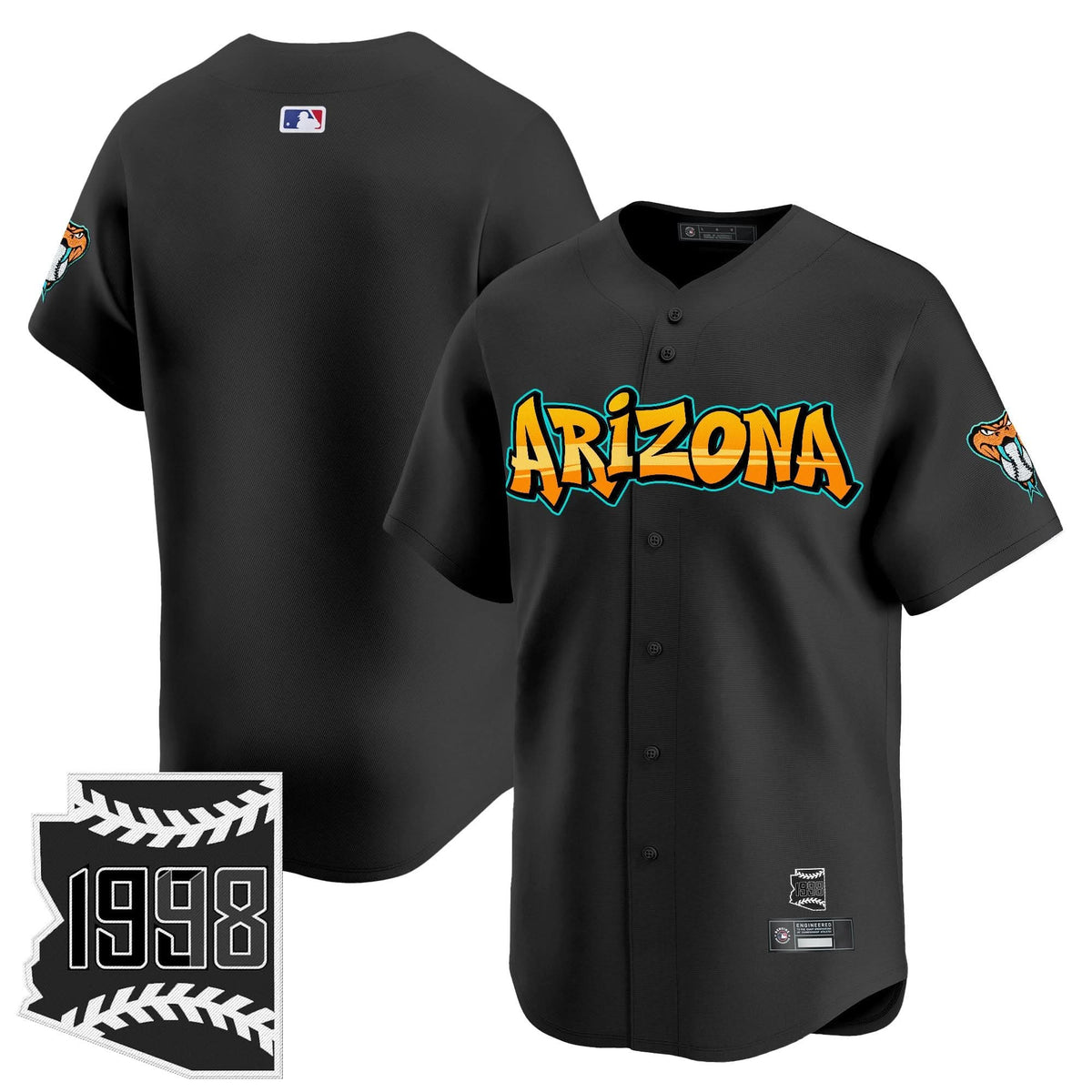 AD 'Graffiti Desert Ink Edition' Vapor Premier Limited Jersey - Stitched