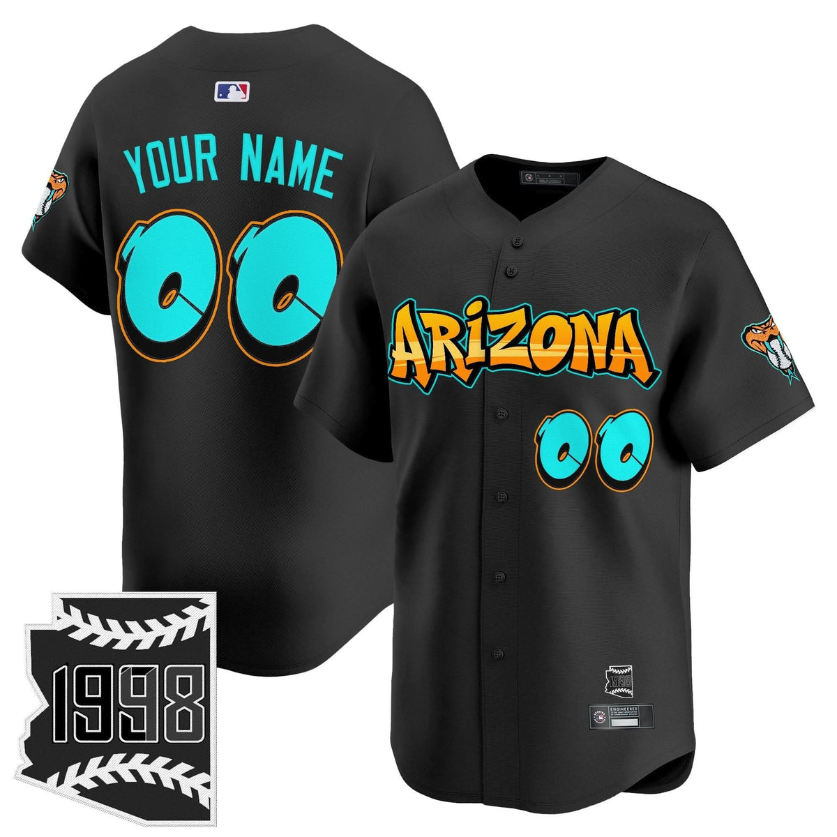 AD 'Graffiti Desert Ink Edition' Vapor Premier Limited Custom Jersey - Stitched