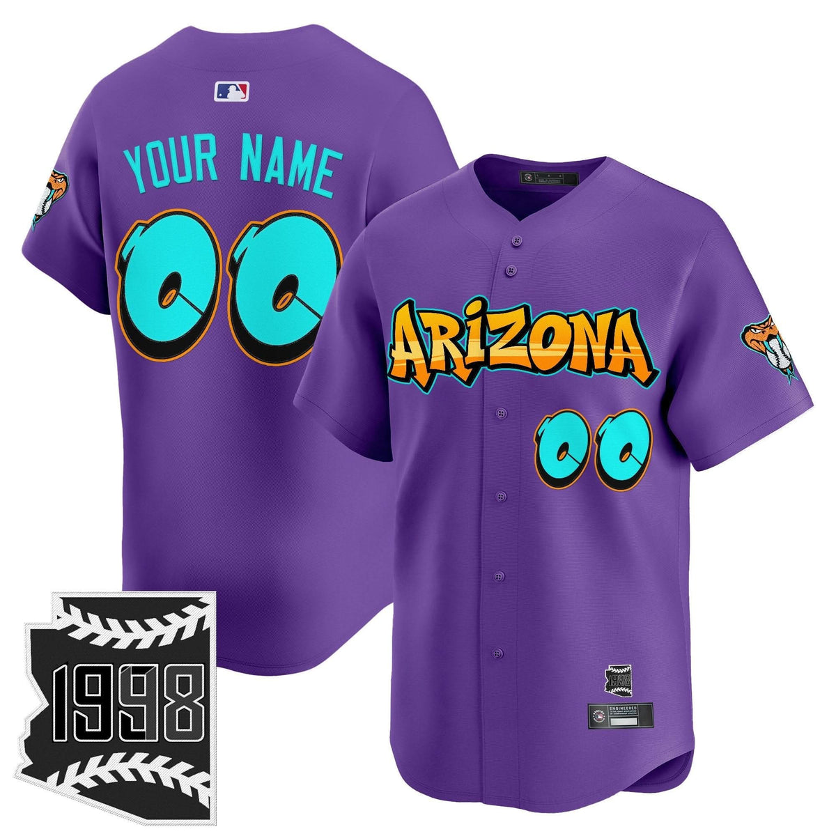 AD 'Graffiti Desert Ink Edition' Vapor Premier Limited Custom Jersey - Stitched