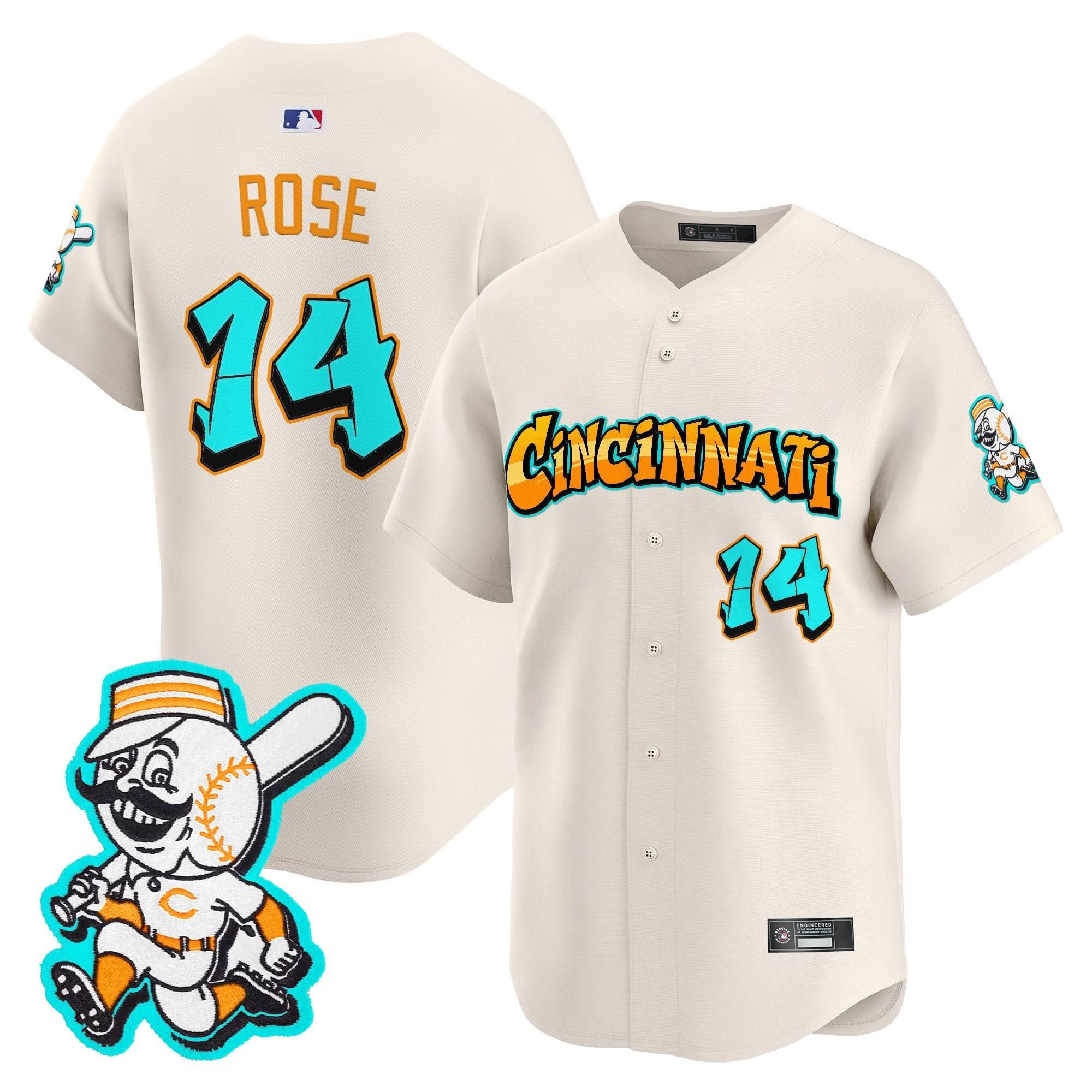 CR 'Graffiti Queen City Edition' Vapor Premier Limited Jersey - Stitched